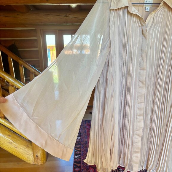 Anthropologie Maeve Pleated Blouse - Picture 5 of 6